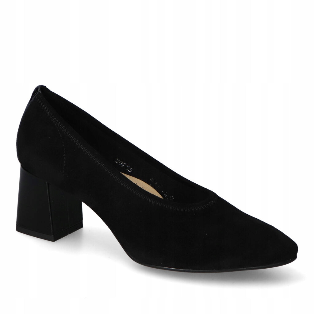 Czółenka Sala SA-545 Czarne zamsz 37