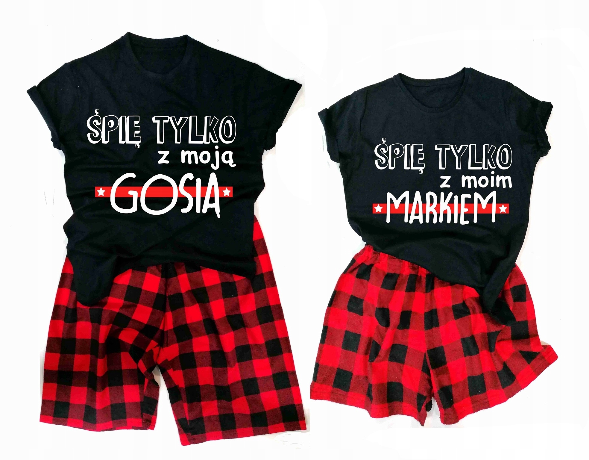 Bavlněné Pyžamo Pro Páry Dárek K Vánocům dárek k Valentýnu XL