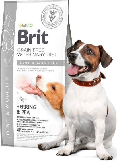 Brit Veterinary Diet Pies Joint&Mobility Sucha Karma ze śledziem 12kg