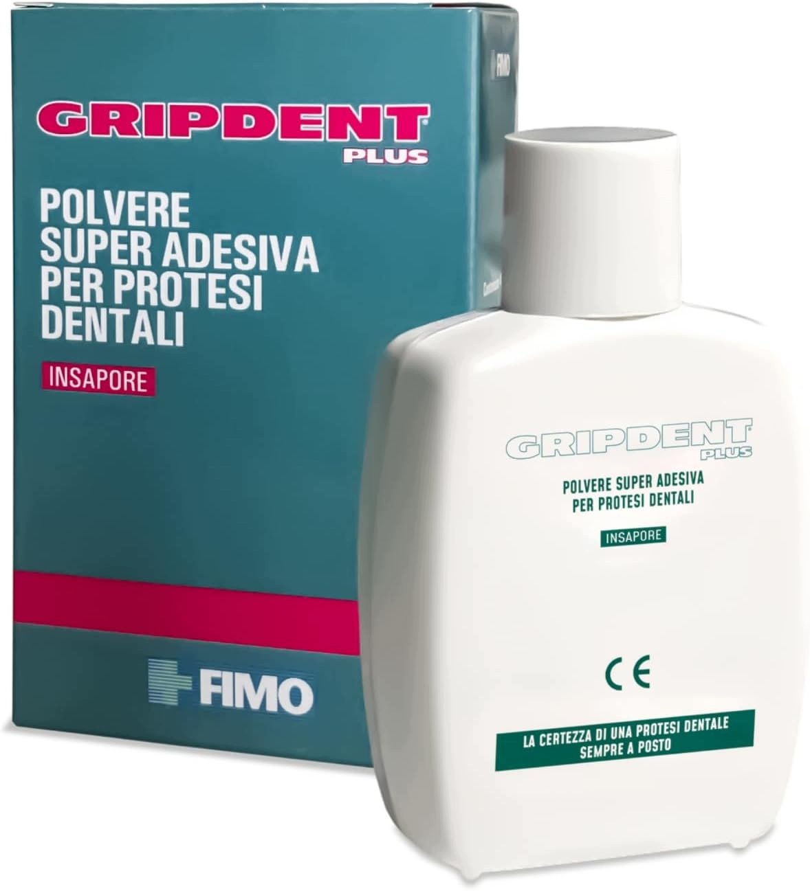 Gripdent Plus proszek do protez dentystycznych 40 g mocny klej