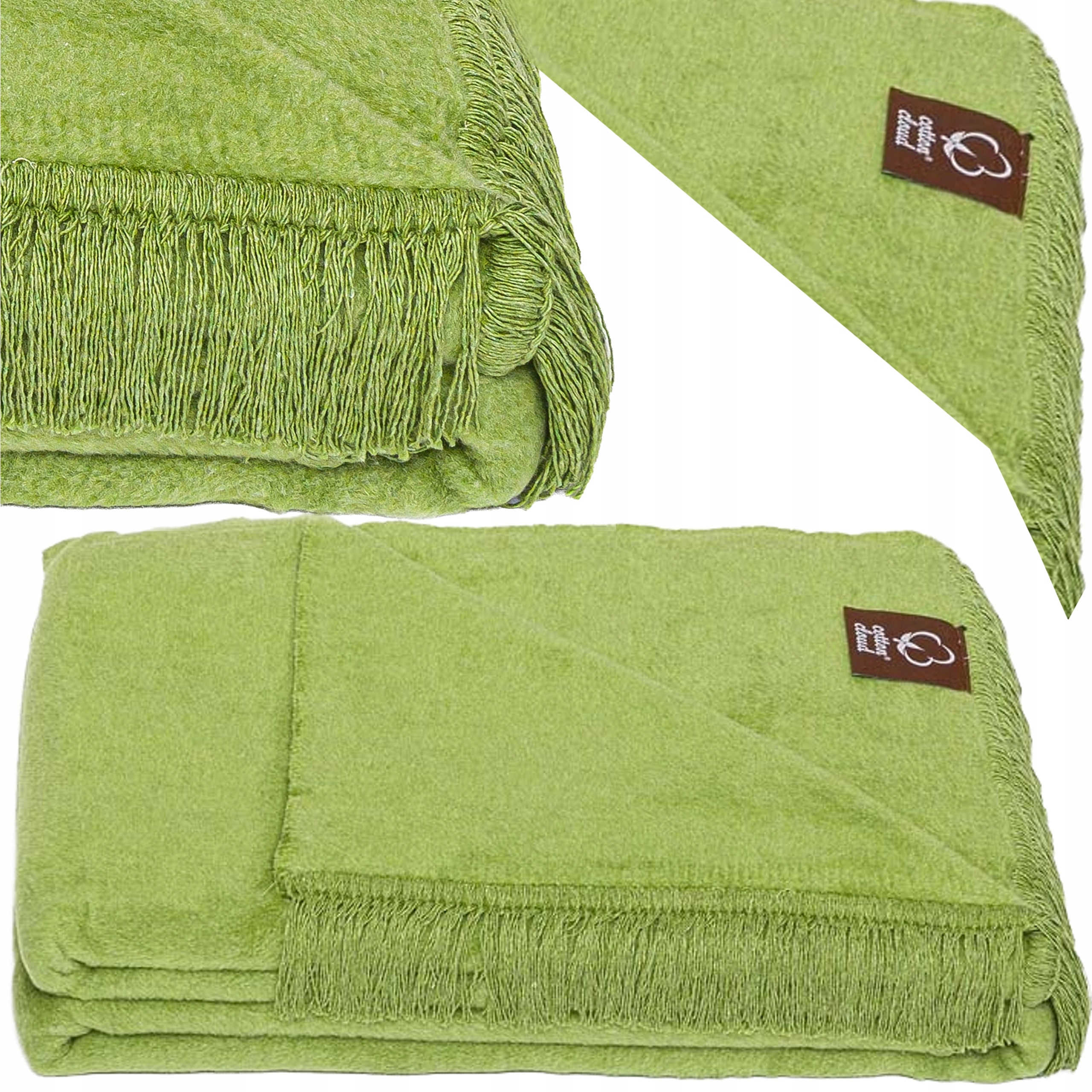 Deka Přehoz Na Postel Pohovka Pled Měkká Teplá Různé Barvy 150X200 Zelená