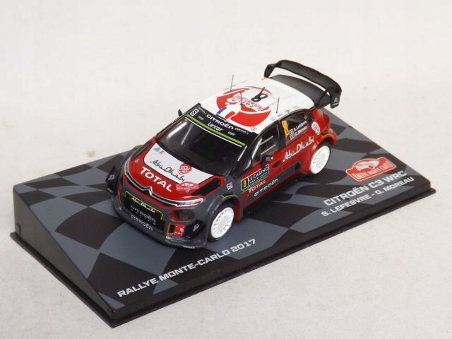 Citroen C3 Wrc J. Lefebvre/Moreau Rmc 2017 Altaya 1:43