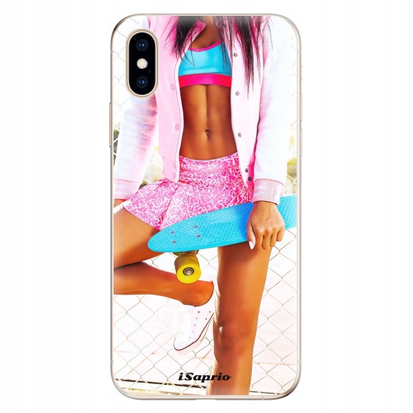 Silikonowe etui iSaprio Skate girl 01 na iPhone Xs