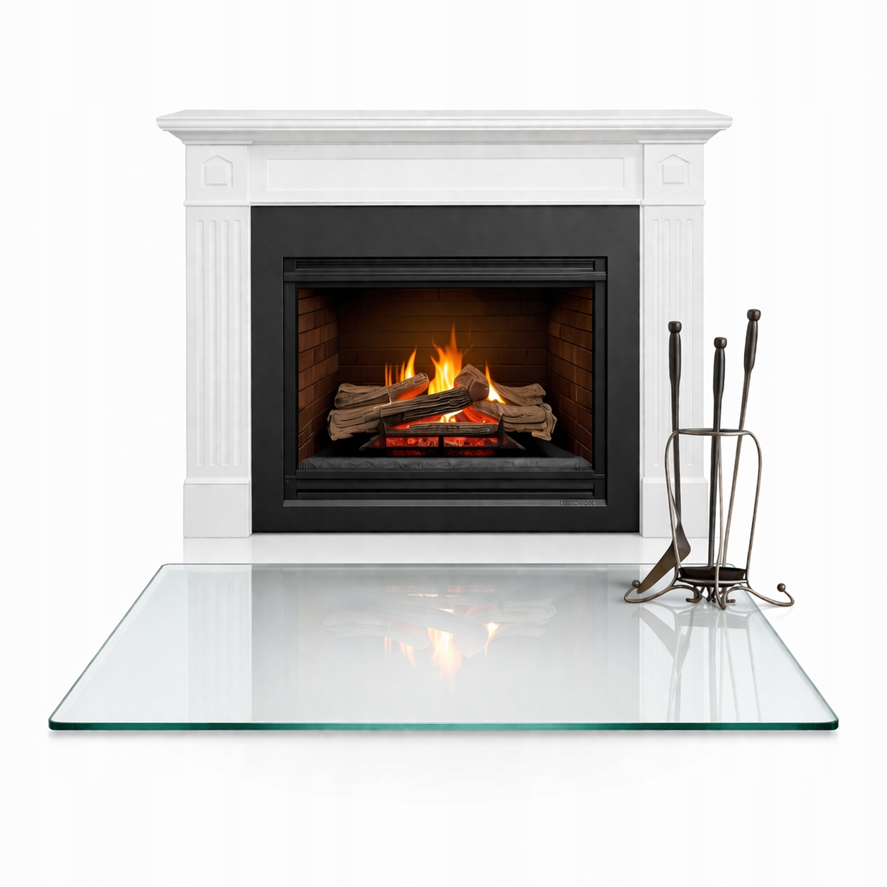 Sklo Pod Krb Tvrzené Sklo Podložka Rozměr 60x60 cm Průhledné