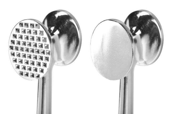 TLUCZEK DO MIĘSA METALOWY DWUSTRONNY MŁOTEK CIĘŻKI DO KOTLETÓW ALUMINIUM Marka Galicja