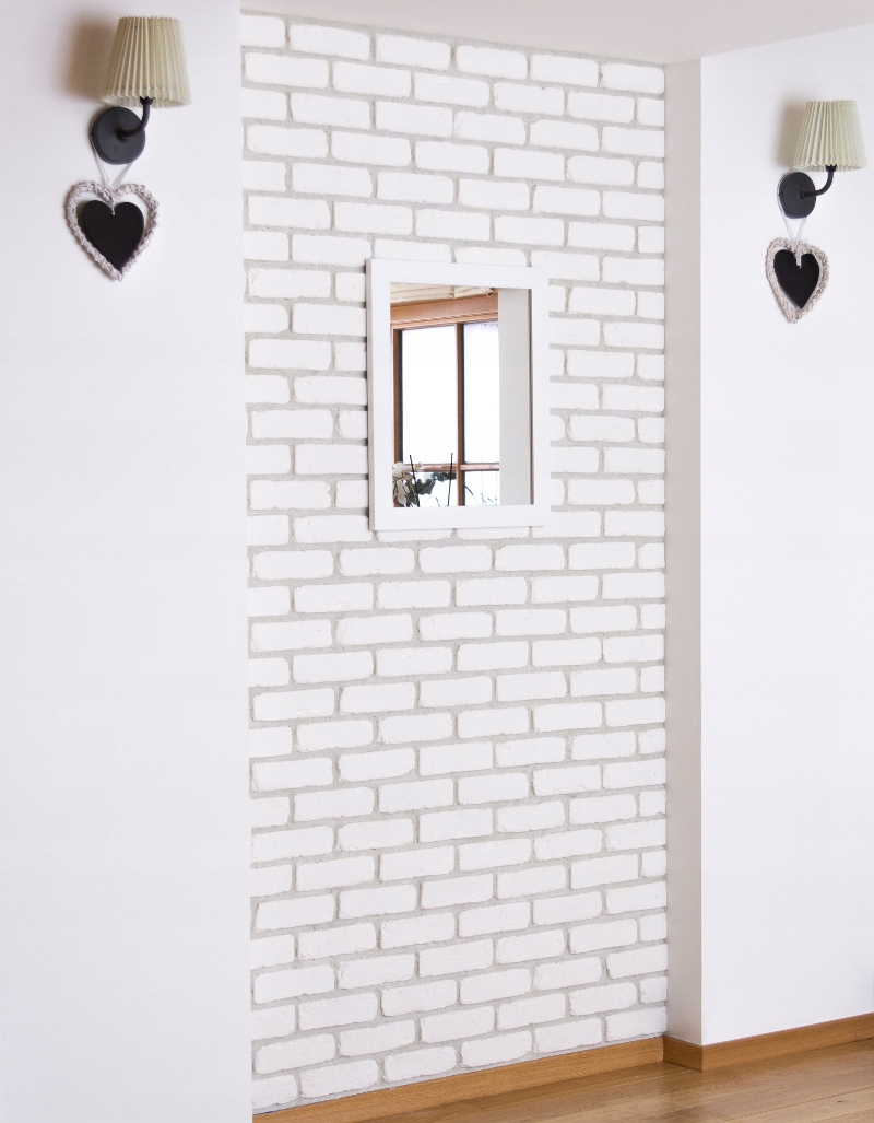 Lustro w ramie klejonej PREMIUM 60x50 BIAŁE Kod producenta L60X50B