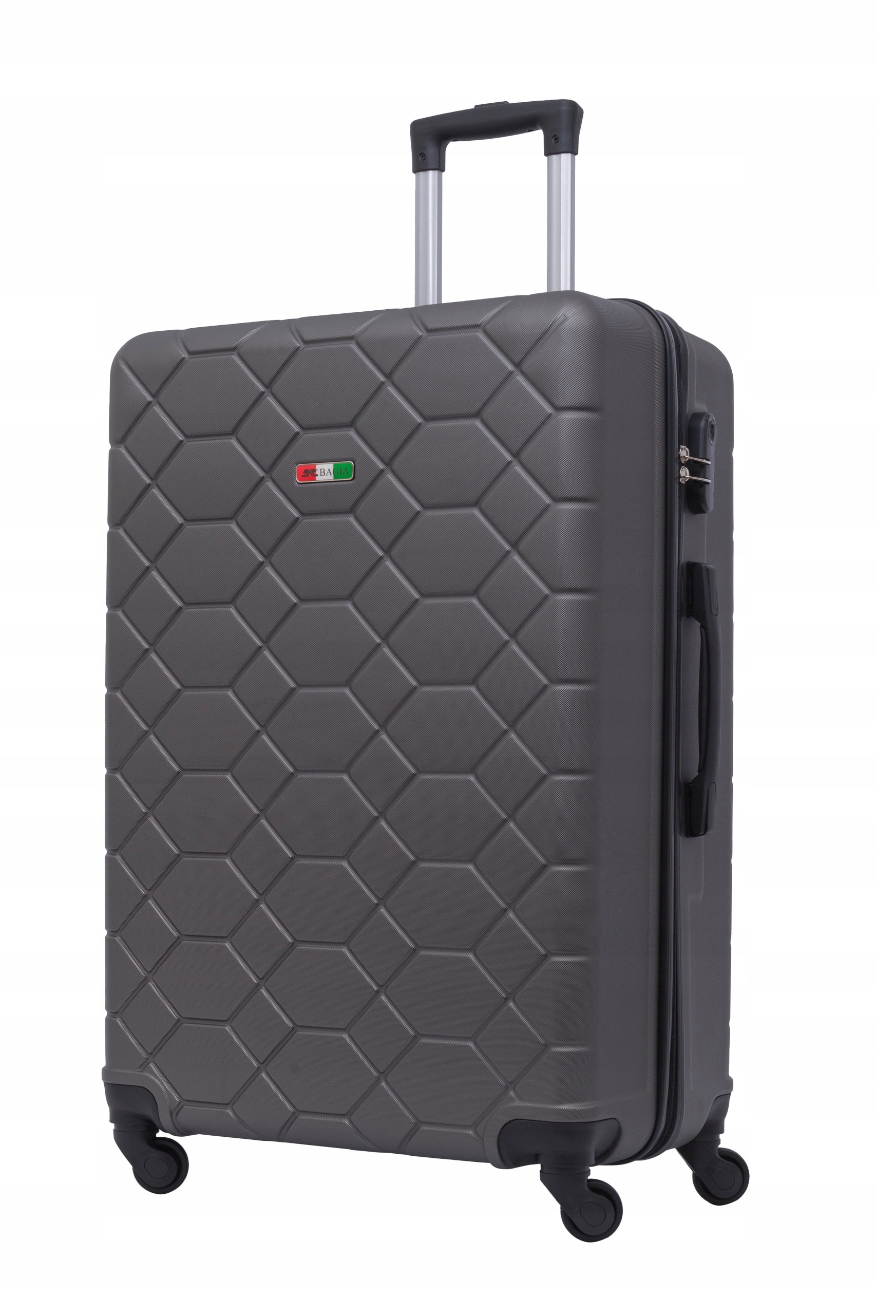 Duża Walizka Podróżna Bagaż 90L 4 Koła Bagia Walizki Abs Amsterdam