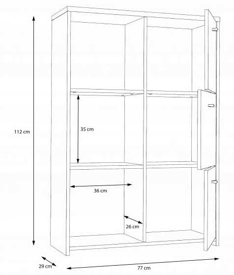 Komoda BEST CHEST SQNK321, FORTE, GRATISY, szybko Wysokość mebla 112 cm