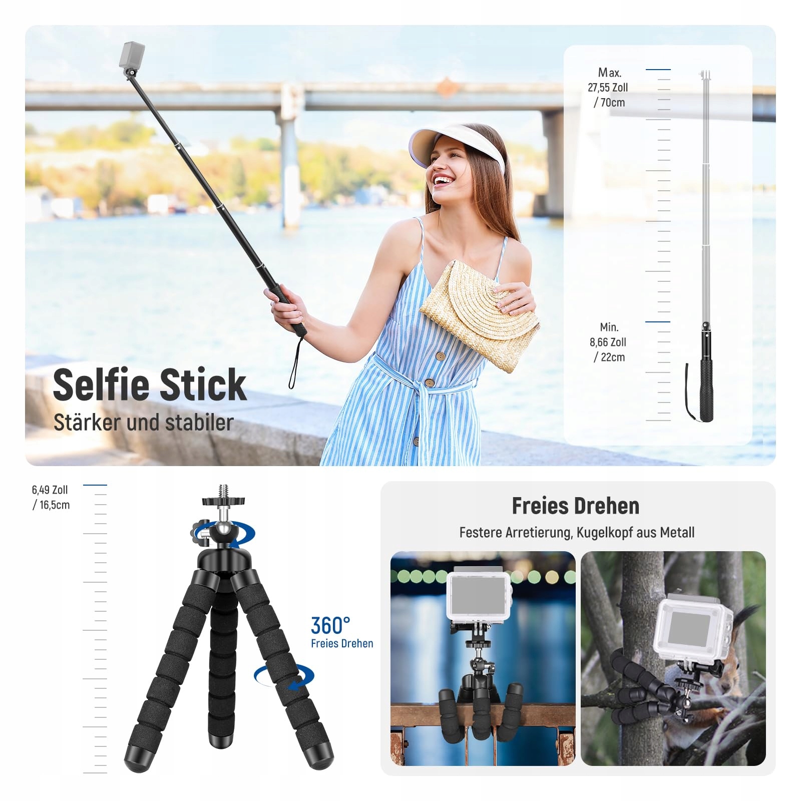 Zestaw Akcesoriów 51W1 Do Kamer Sportowych GoPro Insta360 DJI Box NEEWER — miniatura 5
