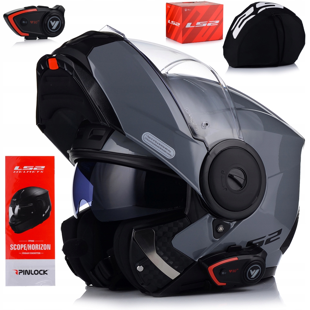 Motocyklová Prilba LS2 FF902 Scope II P/j Čeľusťová Clona Interkom