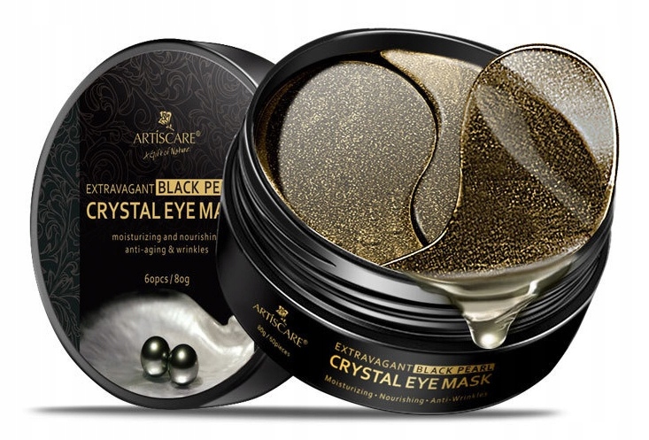 HYDROŻELOWE PŁATKI POD OCZY - CZARNA PERŁA