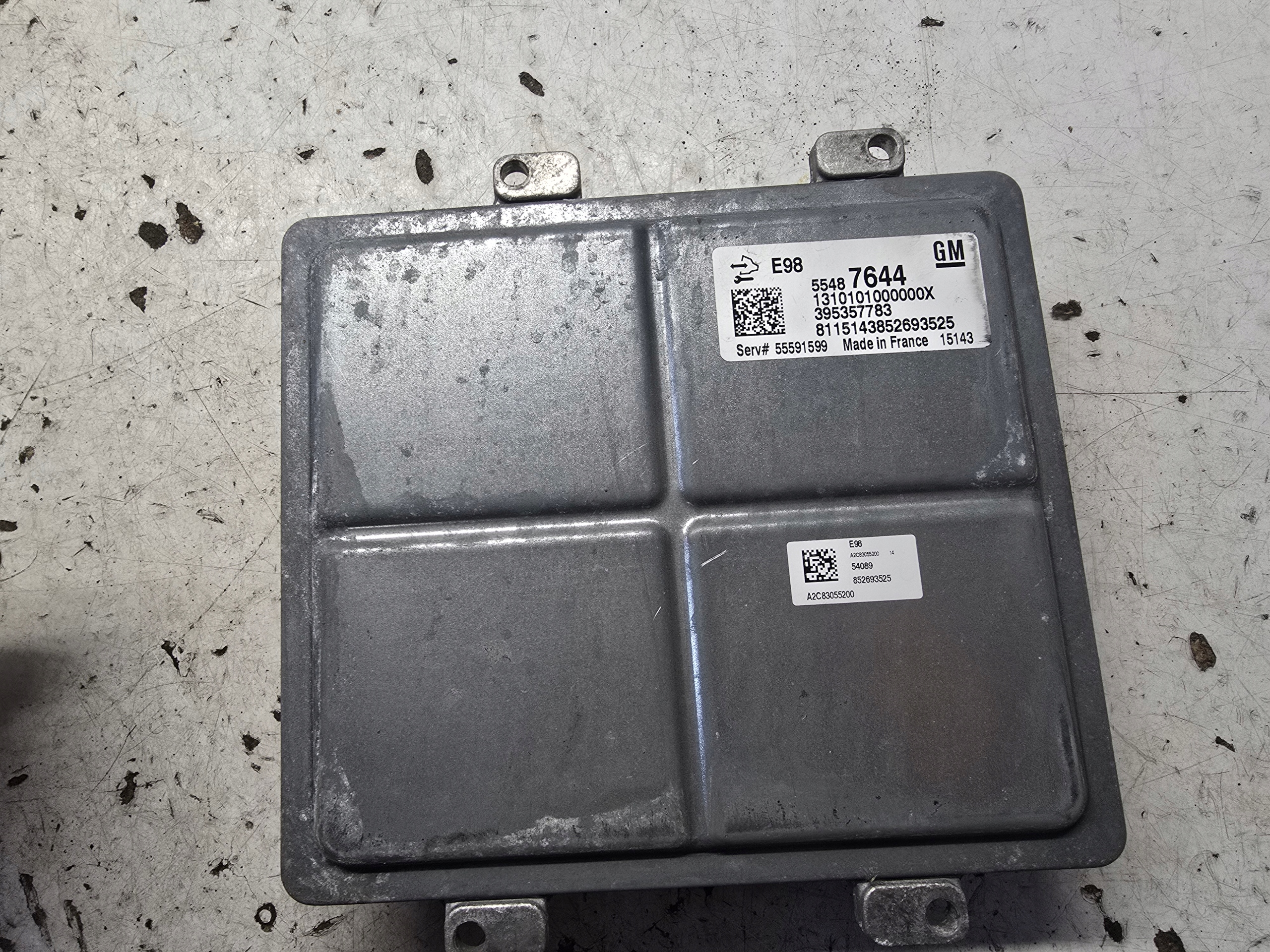 OPEL ZAFIRA C computer Centralina ECU Motore 55487644 E98 1.6 CDTI