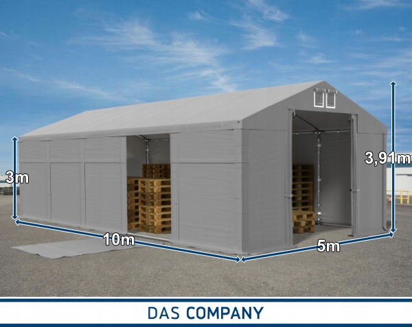 Namiot MAGNUS 5x10-3 magazynowy RÓŻNE KOLORY Długość 10 m