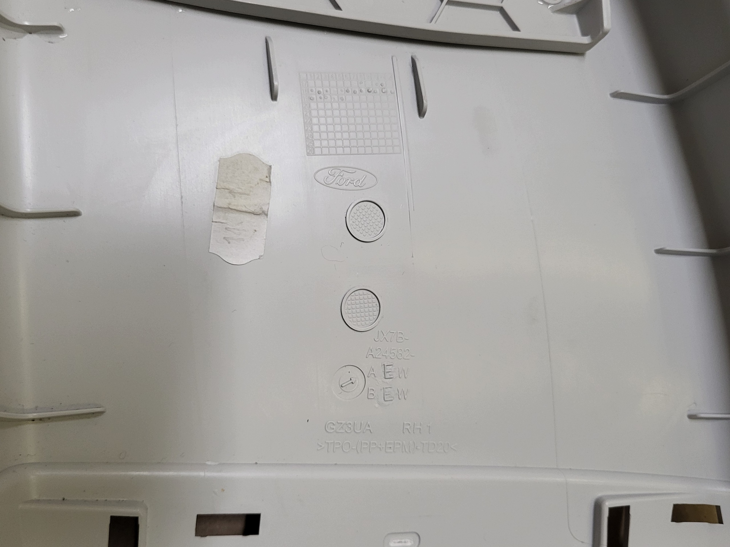 cover cover side pillar B right FORD FOCUS MK4 grey JX7B-A24582-AEW