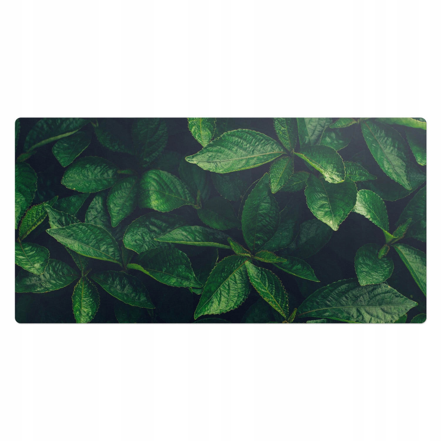 Protiskluzová herní podložka pod myš Hustá listová 100x50 cm