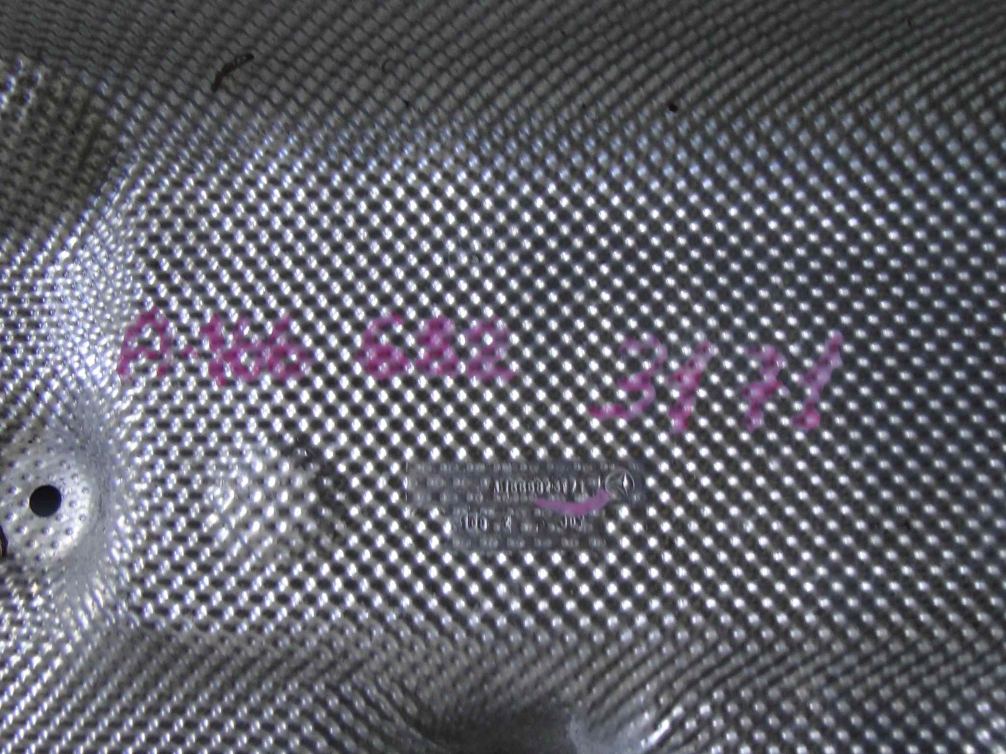 MERCEDES GLE 292 OSLONA TERMICZNA TYLNA Part number A1666823171