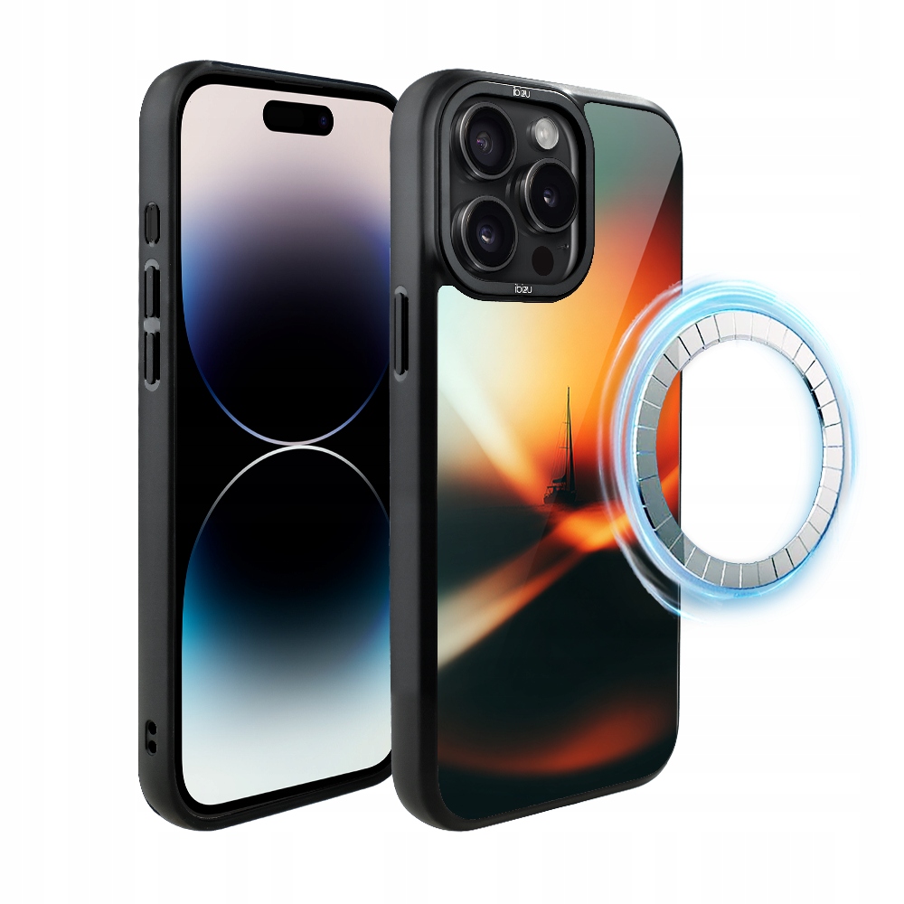 Pouzdro pro iPhone 14 Pro Ibizu DropGuard Matt s MagSafe, Golden Hour