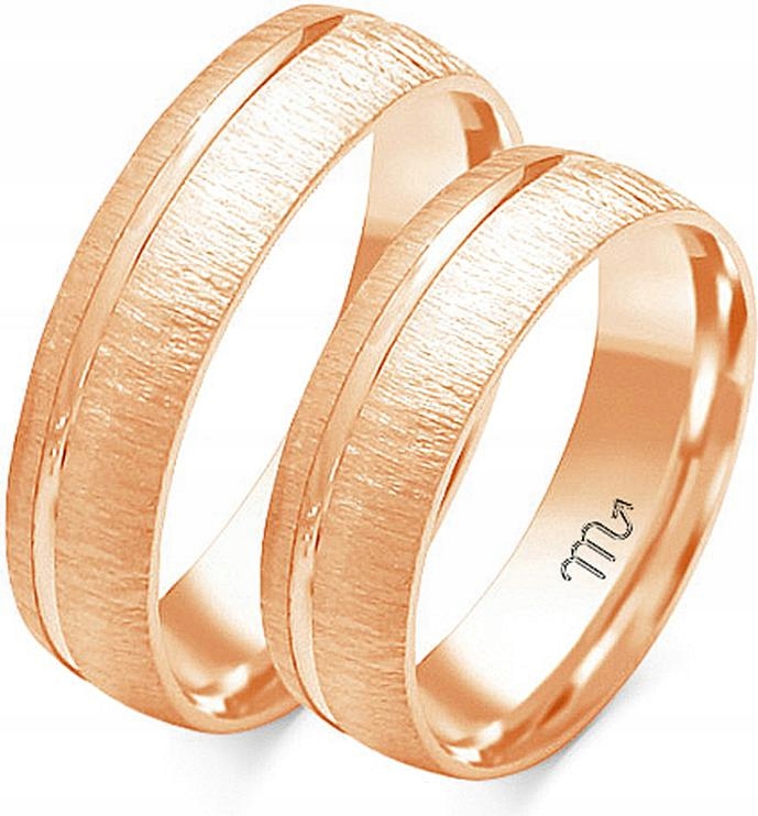 Zlaté snubní prsteny pro svatební pár 585 vel 29 30 31, sada snubních prstenů 14k