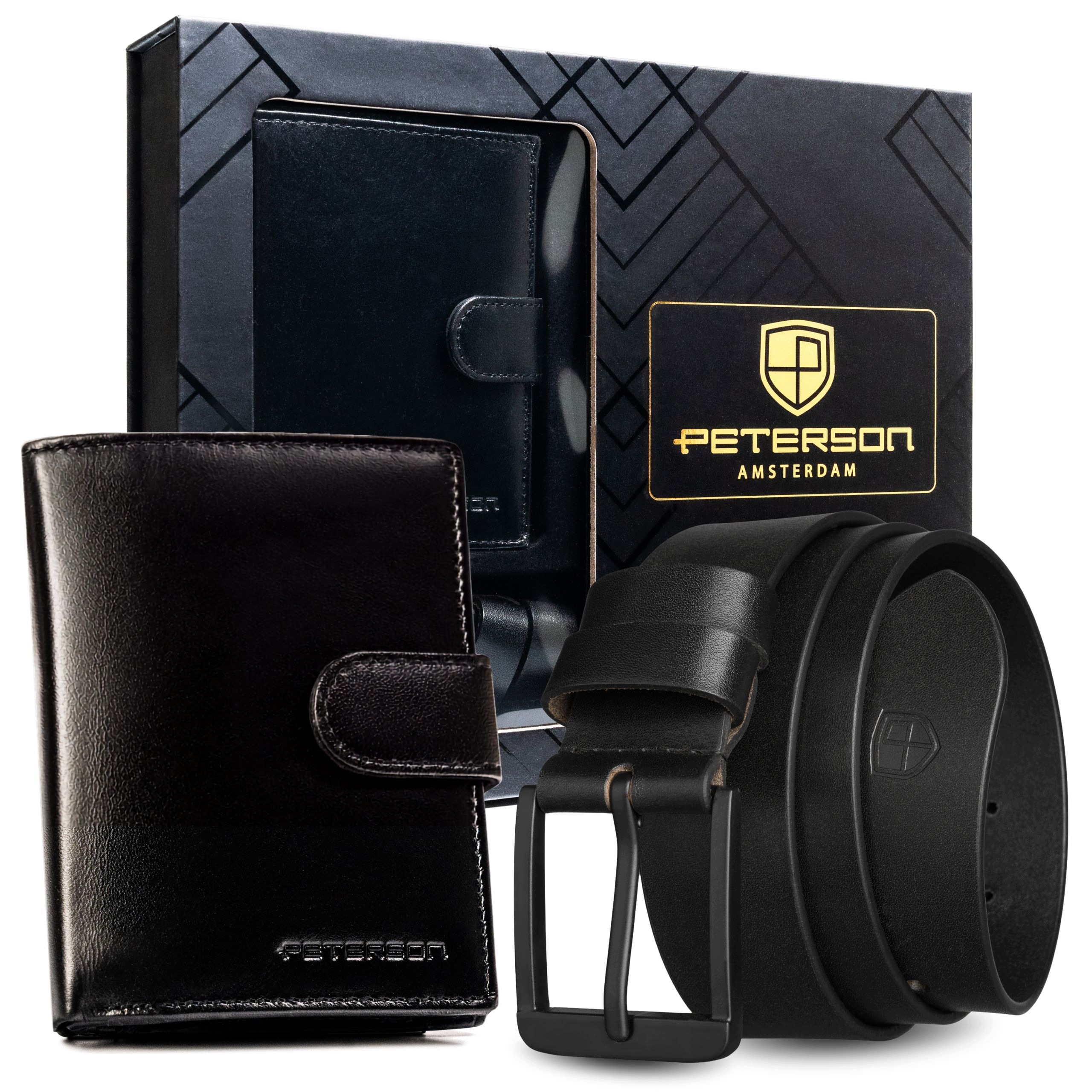 Kožená peněženka na pásek pásek ke kalhotám Peterson jako dárek