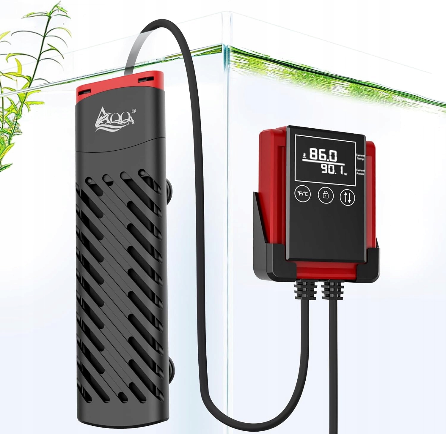 Akvarijní Ohřívač 200 W S Termostatem A Led Displejem Pro Akvária