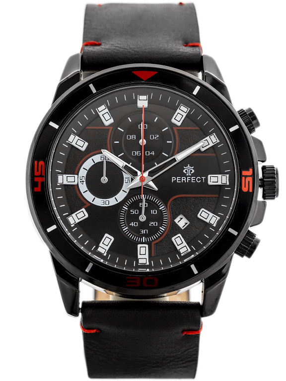 Pánské Hodinky Perfect CH02L Chronograf Box Gravírování