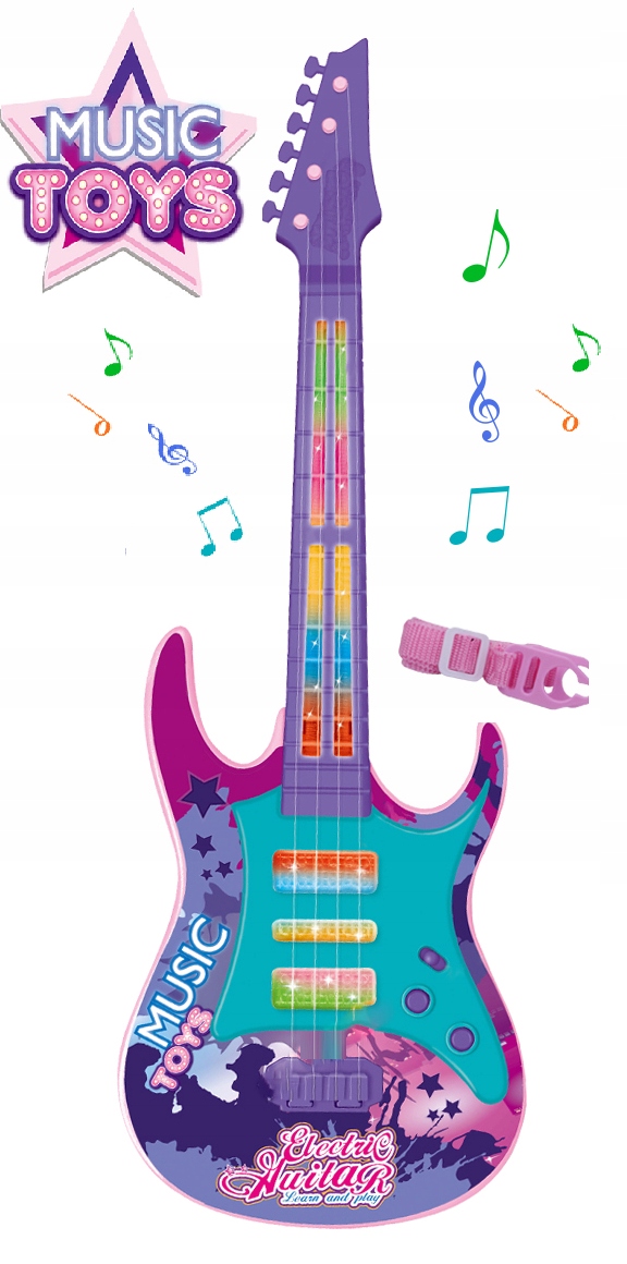 

Gitara elektryczna światło melodie dla dzieci