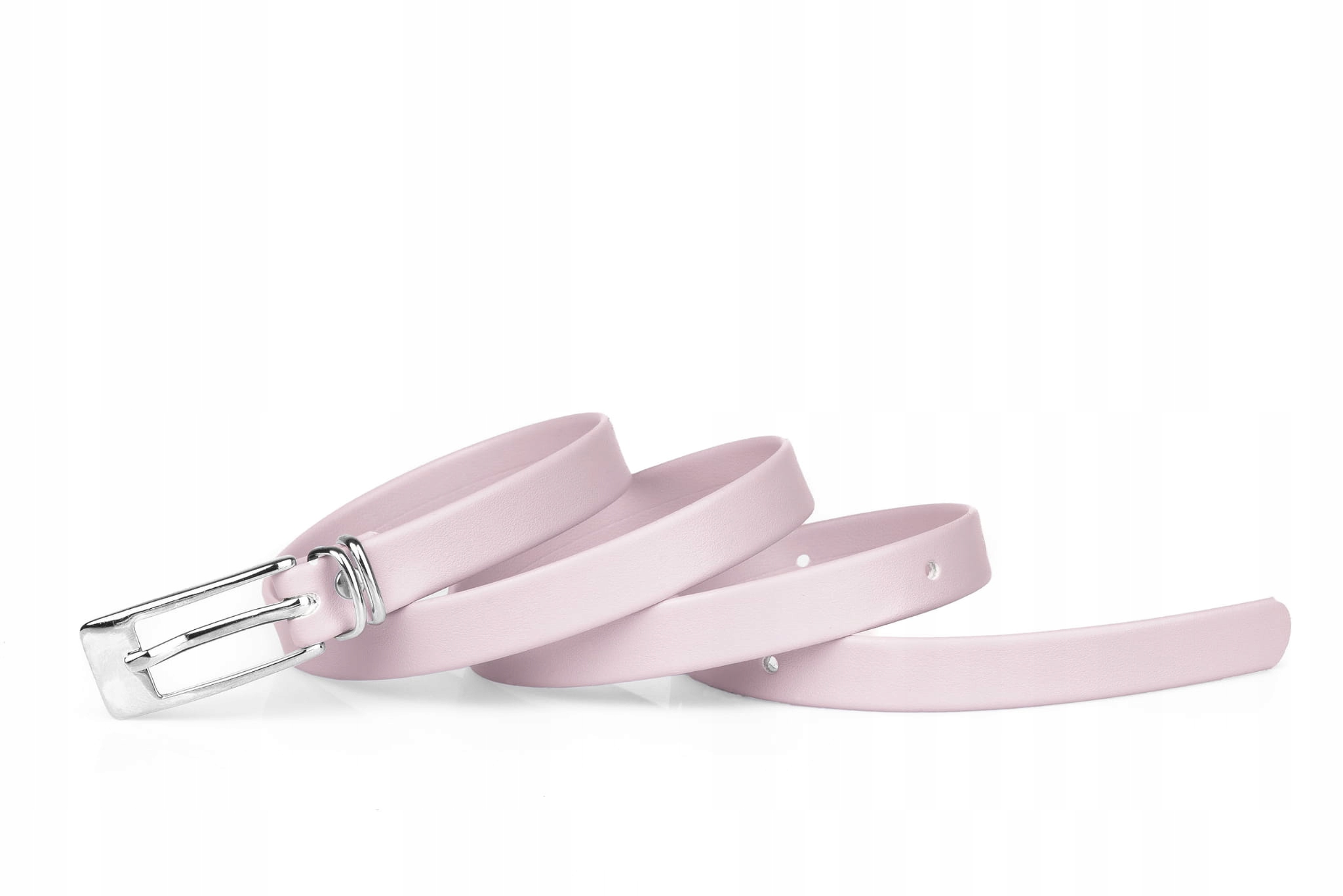 

Pasek damski klasyczny różowy mat 1,5 cm