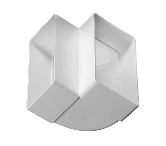 

Kolano pionowe płaskie 75x150 mm 90 stopni Awenta