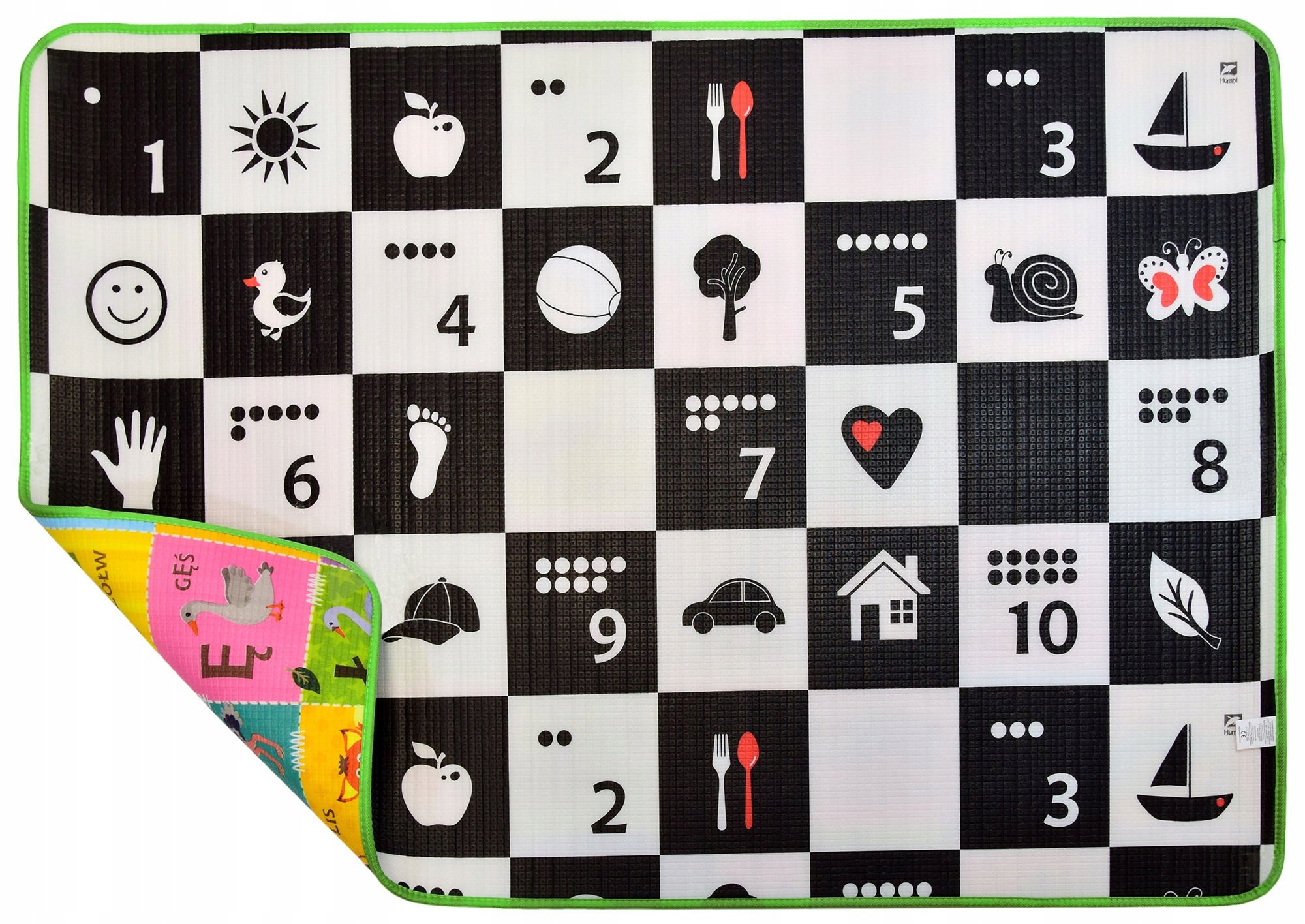 

Mata Piankowa Szachownica Polski Alfabet 120x180x1