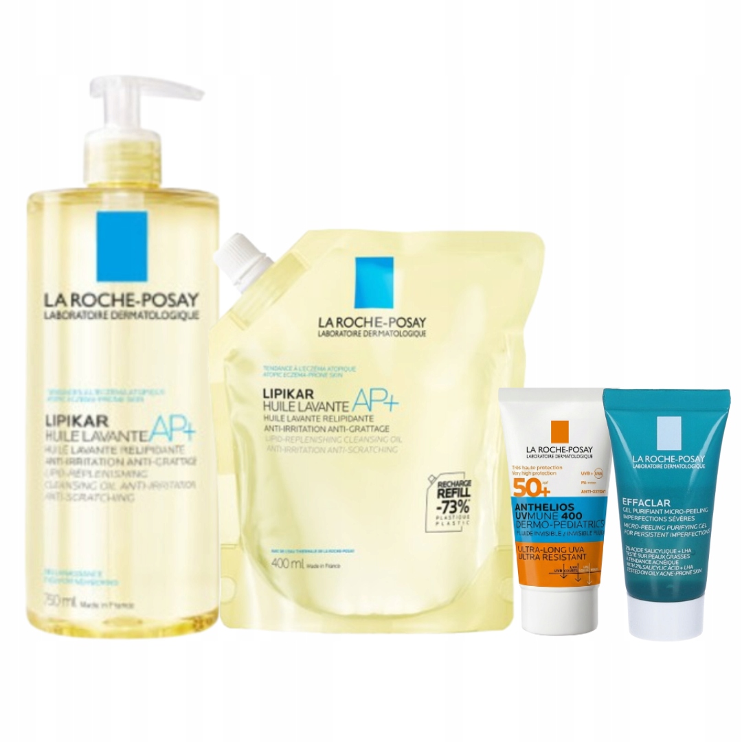 Olejek myjący La Roche-Posay Lipikar Oil Ap+ skóra atopowa 750ml Refill