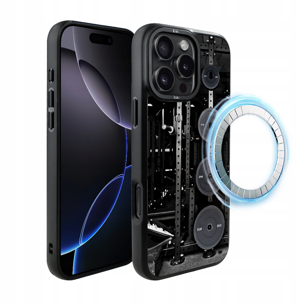Pouzdro pro iPhone 16 Pro Ibizu DropGuard Matt s MagSafe, železná stanice