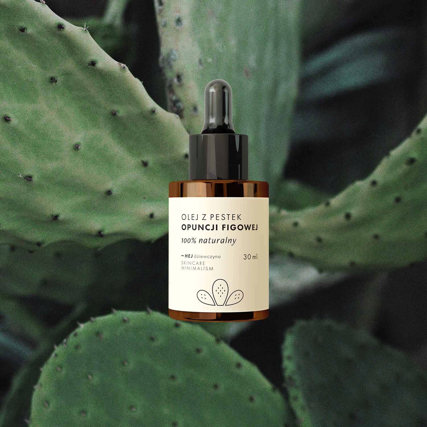 Hej dziewczyno Olej z Opuncji Figowej z Certyfikatem Ecocert, premium, 30ml Rodzaj Opuncja figowa