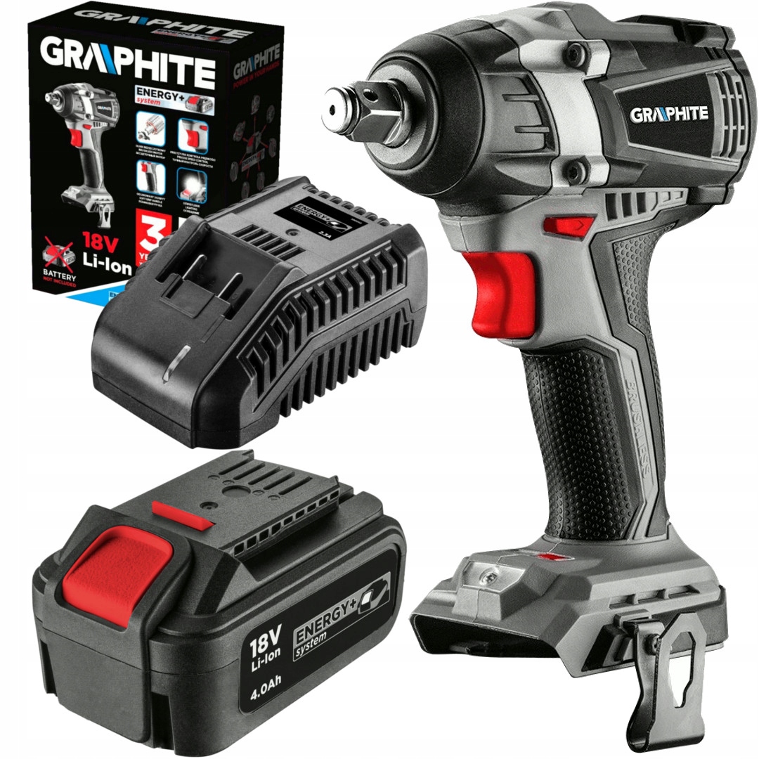 

Graphite Klucz Udarowy Bezszczotkowy 4Ah18V 58G028