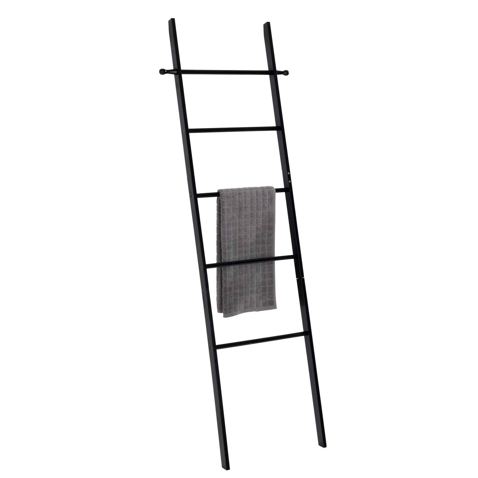 

Wieszak Na Ręczniki Czarna Drabina 43x170 Wenko