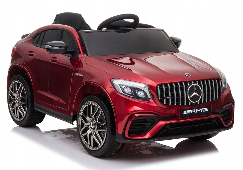 Auto na Akumulator Mercedes Glc 63S 4x4 180 Watt Bordowy Lakier Tablice