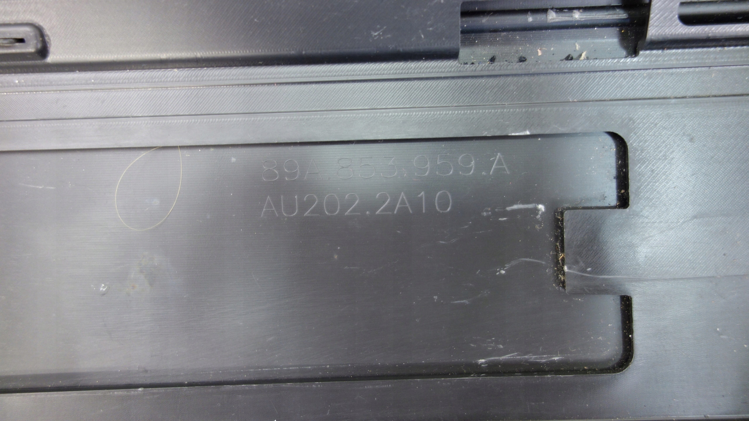 moulding door left front AUDI Q4 E-TRON 89A853959A