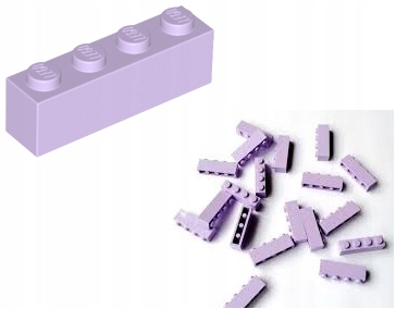 

lego klocek 1x4 Lavender x 5 sztuk 3010