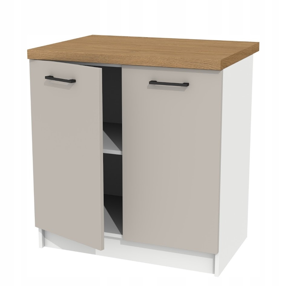 Dolní kuchyňská skříňka Kašmír 80 cm pro sestavy s deskou Dub Kamenný