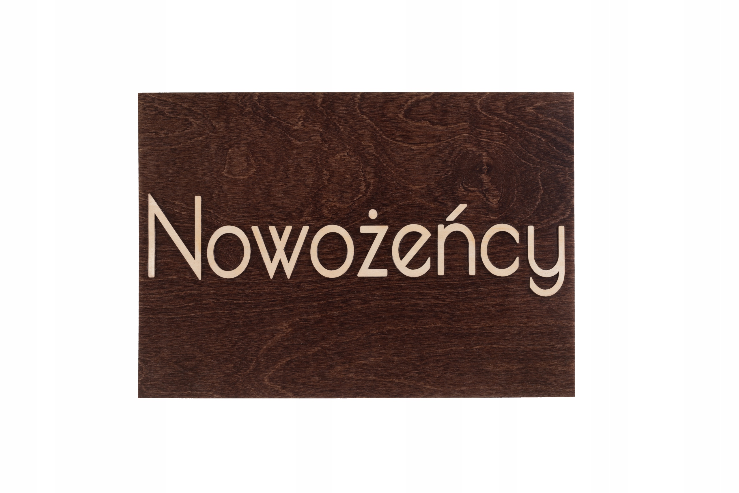 

Tablice rejestracyjne na ślub Nowożeńcy drewniane