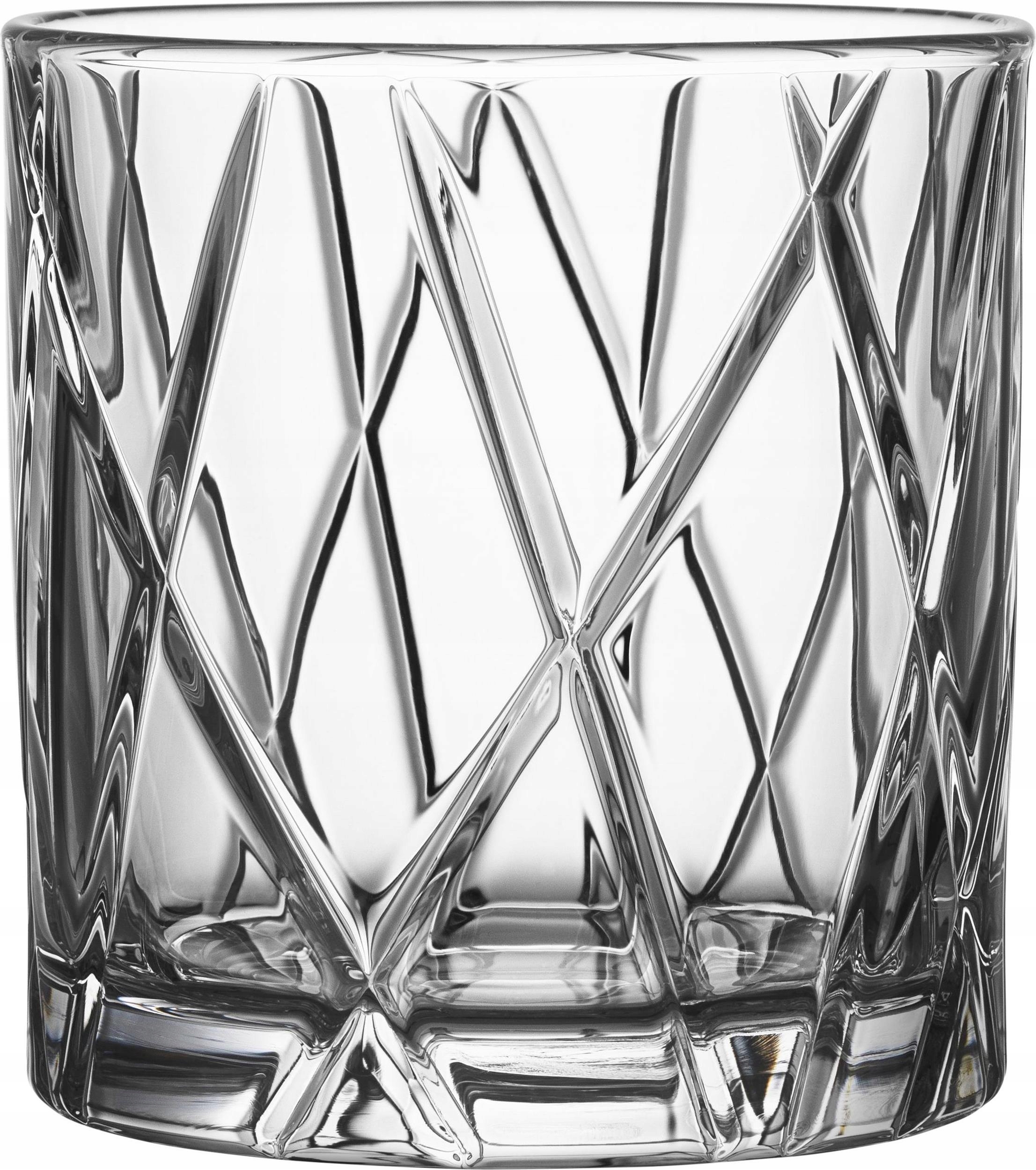 Orrefors City Kryštálové poháre na whisky nápoje 340 ml 4 Ks