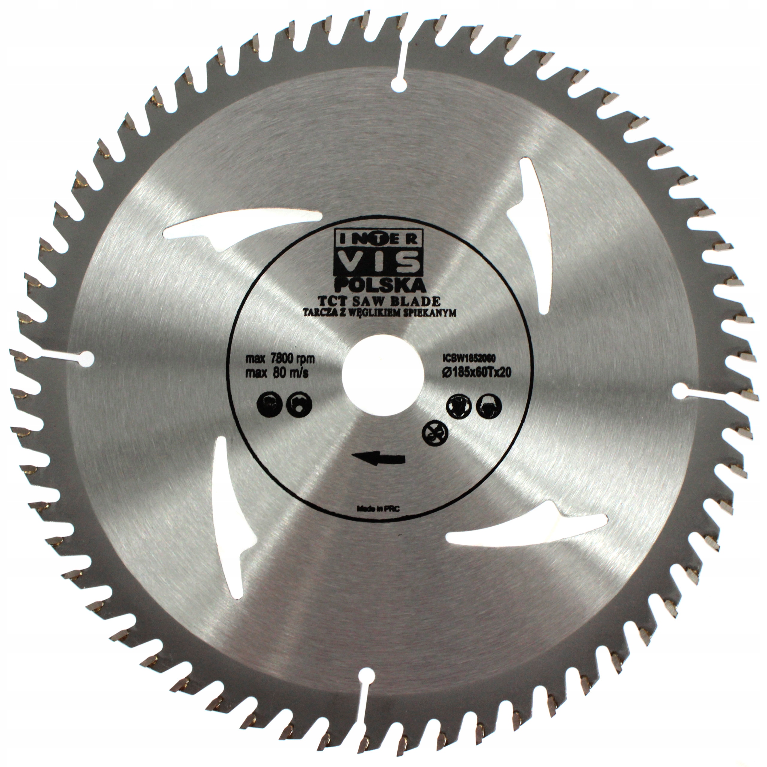 TARCZA PIŁA DO DREWNA WIDIA 185 / 20 T60 INTER