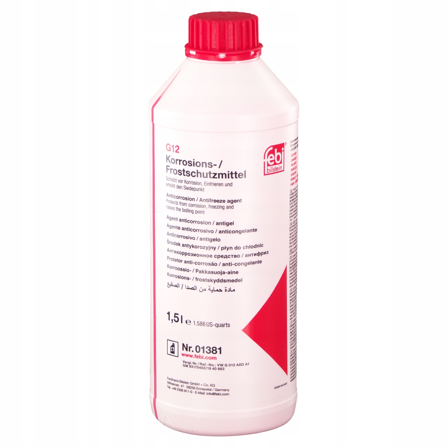 

Ochrona przed zamarzaniem Febi Bilstein 01381