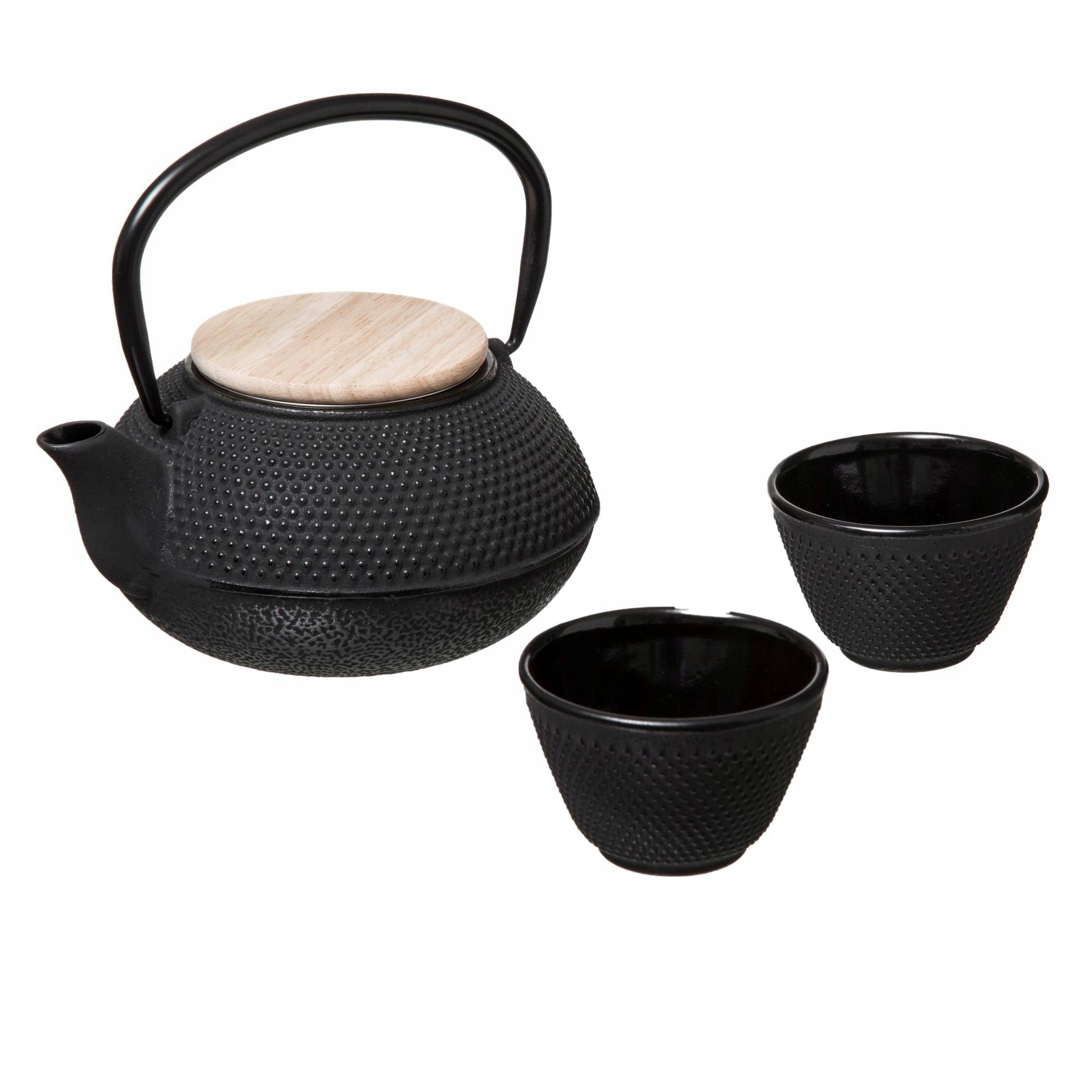 

Zestaw Do Herbaty Dzbanek 800 ml Kubki żeliwo