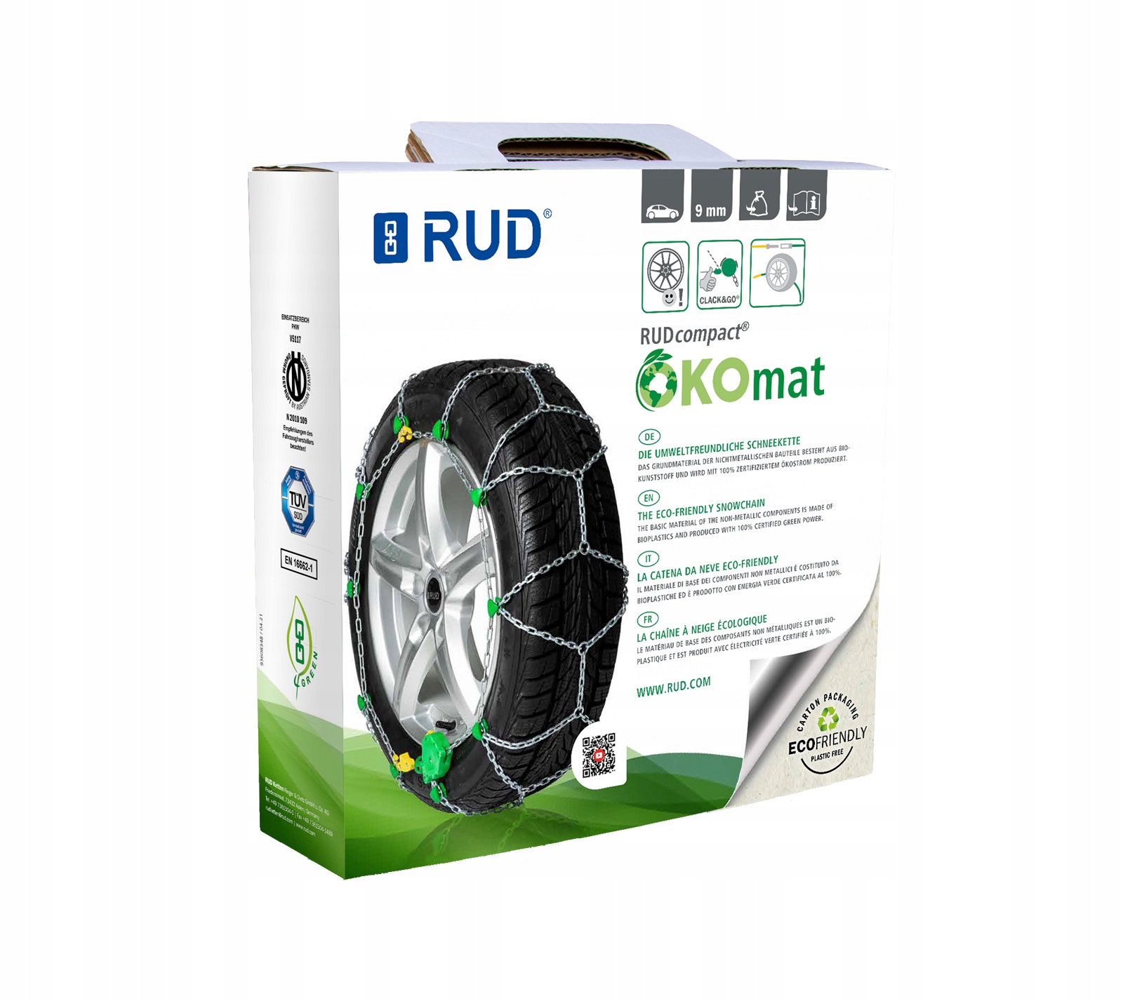 RUD compact OKOmat E040 łańcuchy śniegowe 9mm