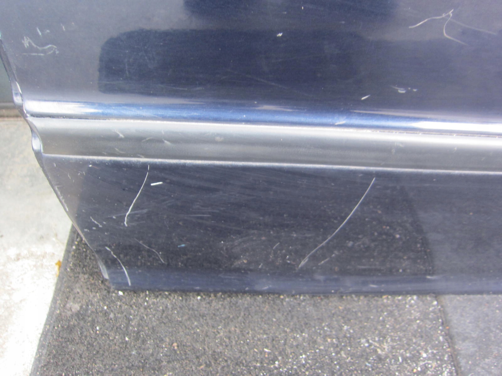 BMW E46 KOMBI door left rear. rear part ORIENTBLAU 317