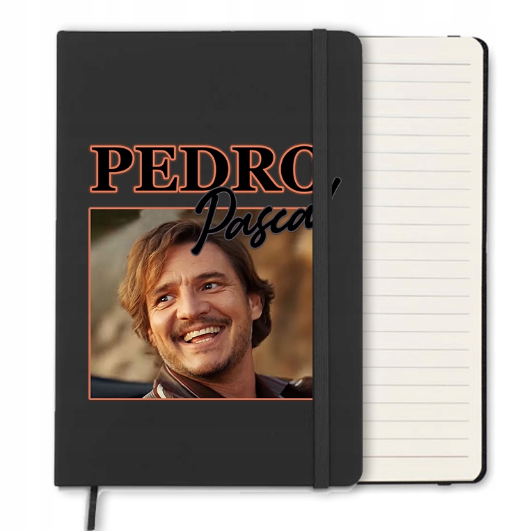 

Notes Z Gumką A5 Czarny Motyw Pedro Pascale