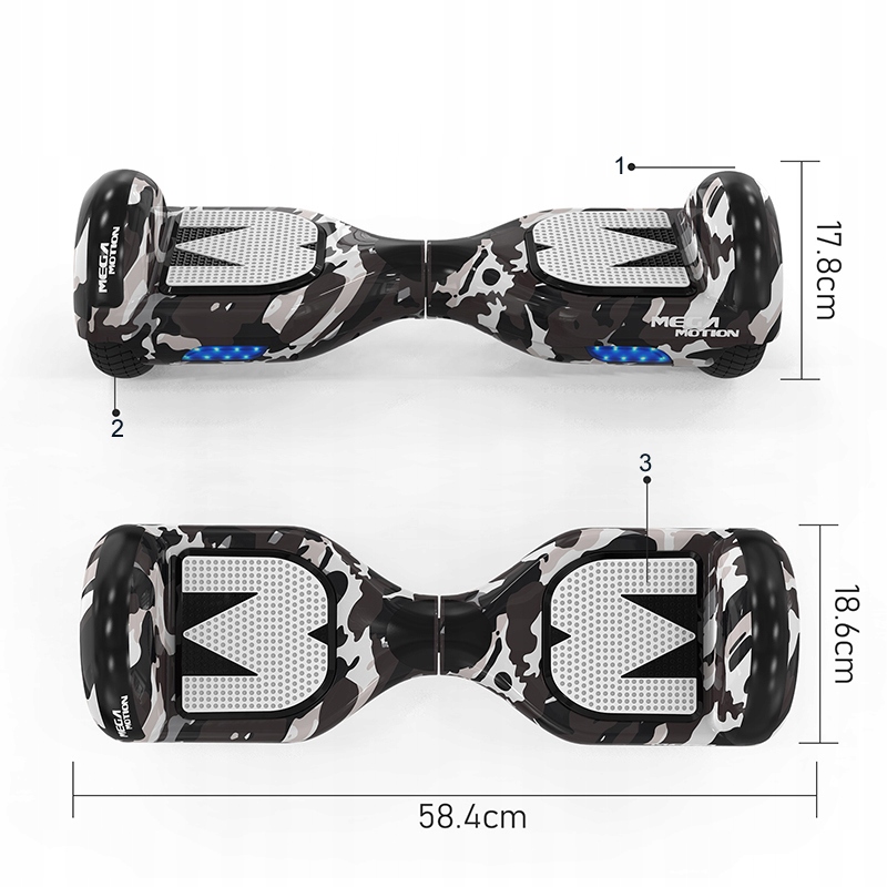 DESKOROLKA ELEKTRYCZNA HOVERBOARD 6,5 CALA Marka Inna marka