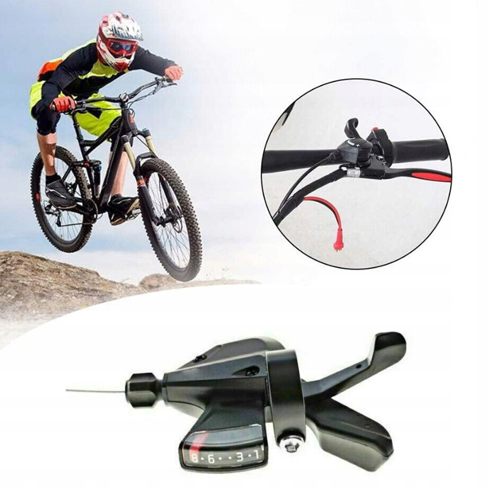 PRZERZUTKA KCIUKOWA ROWEROWA 1 PARA DŹWIGNIA ZMIANY 3 X 8 24 BIEGÓW EAN (GTIN) 6951000637526