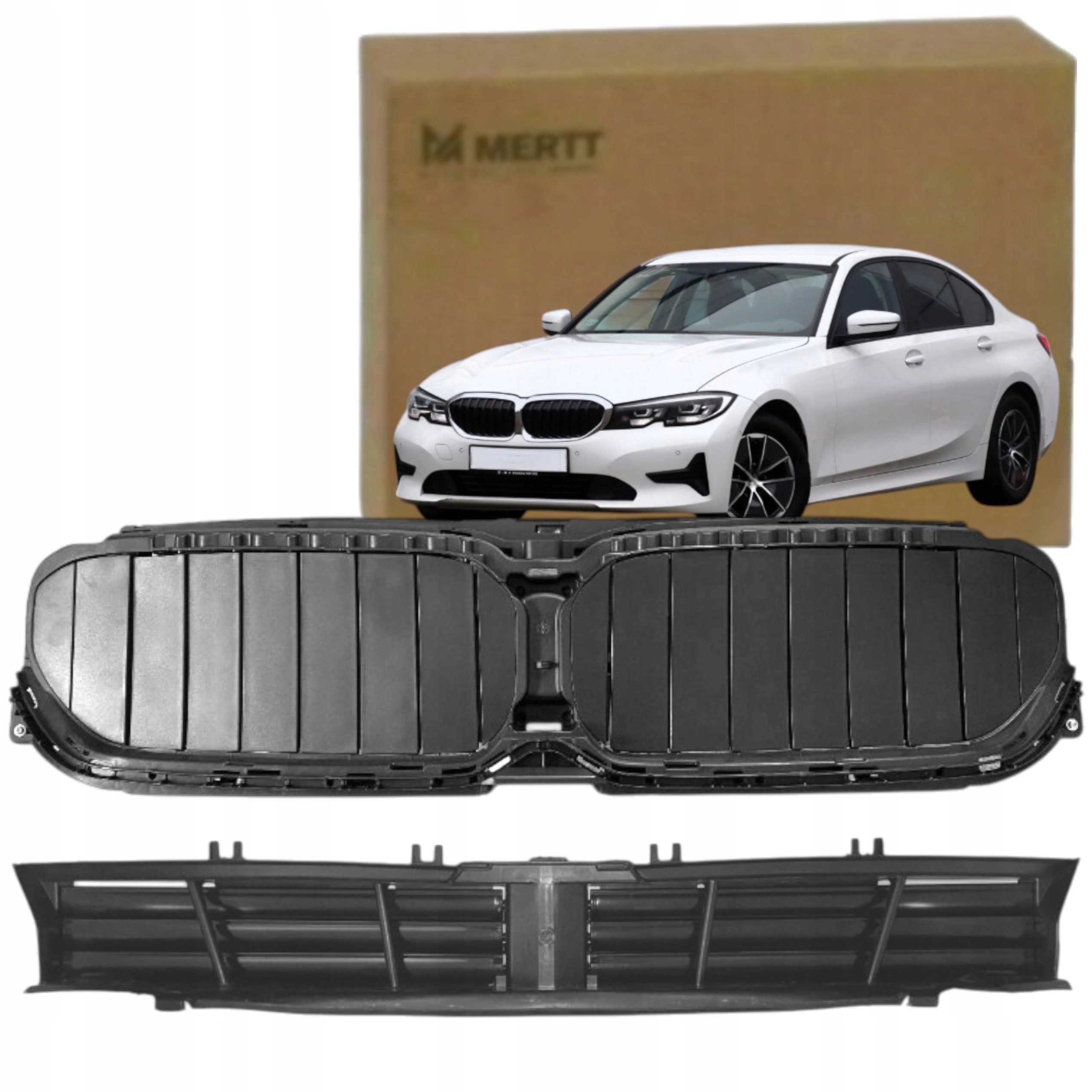 Volant Vzduchu Spodní Horní roleta Bmw 5 G30 G31 LCI 2020+ s motorem