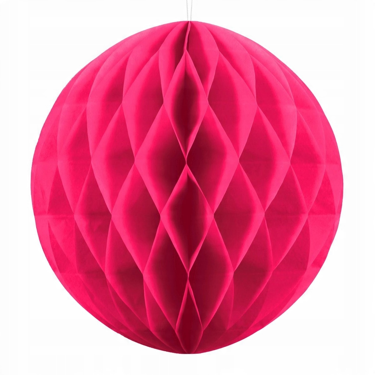 

Kula Bibułowa ciemno różowy duża L 30 cm Honeycomb